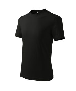Basic tricou pentru copii negru 158 cm/12 ani