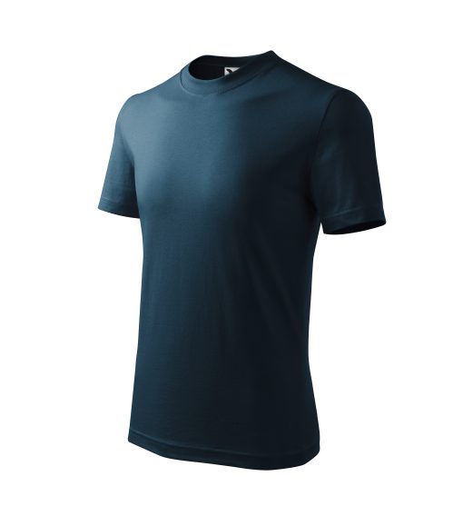 Basic tricou pentru copii albastru marin 158 cm/12 ani