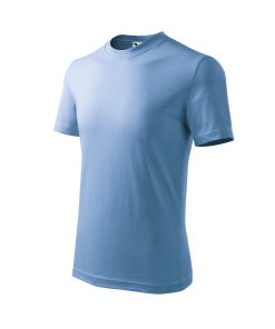 Basic tricou pentru copii albastru deschis 158 cm/12 ani