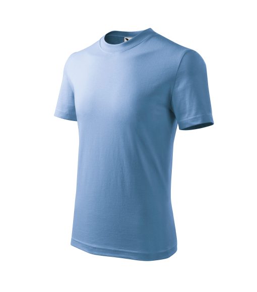 Basic tricou pentru copii albastru deschis 158 cm/12 ani