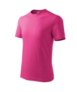 Basic tricou pentru copii roz zmeura 158 cm/12 ani
