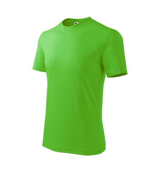 Basic tricou pentru copii verde măr 146 cm/10 ani