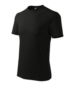 Base tricou unisex negru 3XL