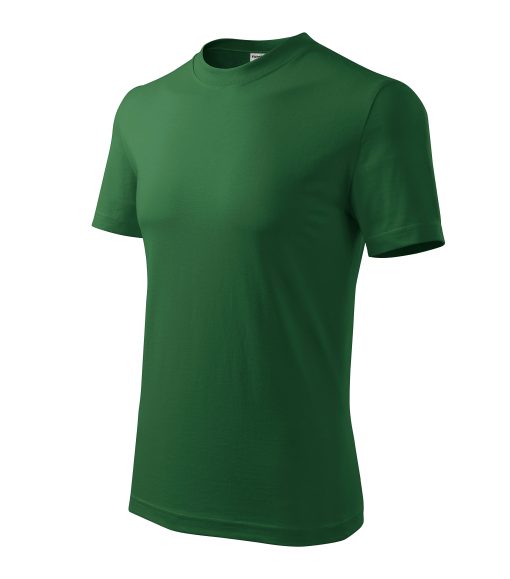 Base tricou unisex verde sticlă 3XL